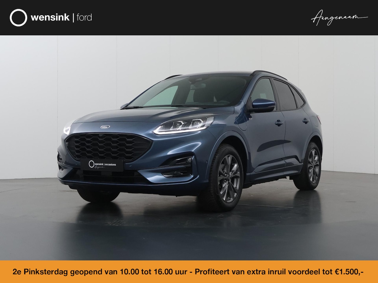 Ford Kuga - 2.5 PHEV ST-Line X | Elek. Trekhaak | Winterpakket | Cruise Control Adaptief | HUD | Parke - AutoWereld.nl