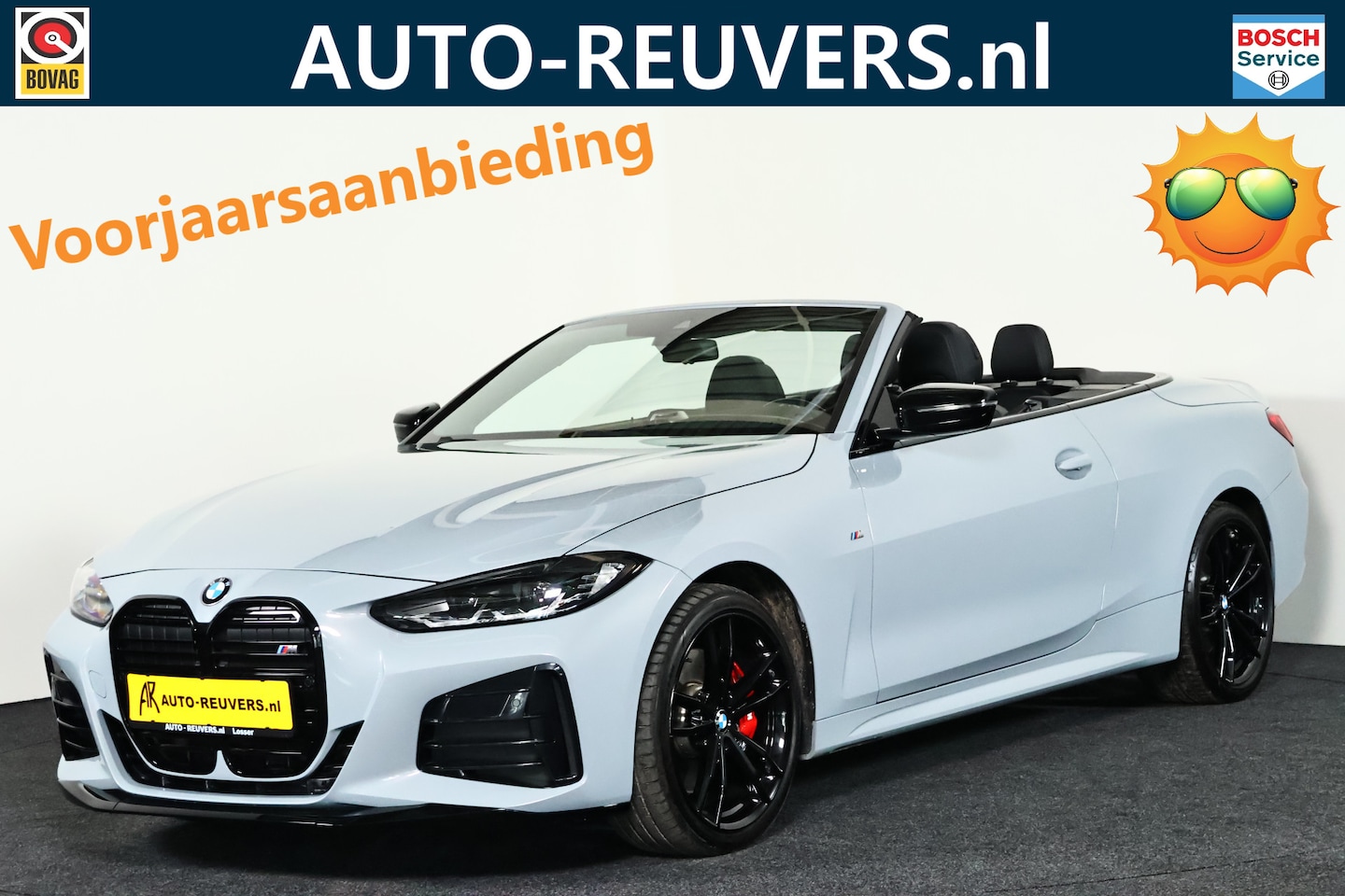 BMW 4-serie Cabrio - M440i xDrive M-Sport / Leder / LED / Harmankardon / Memory - AutoWereld.nl