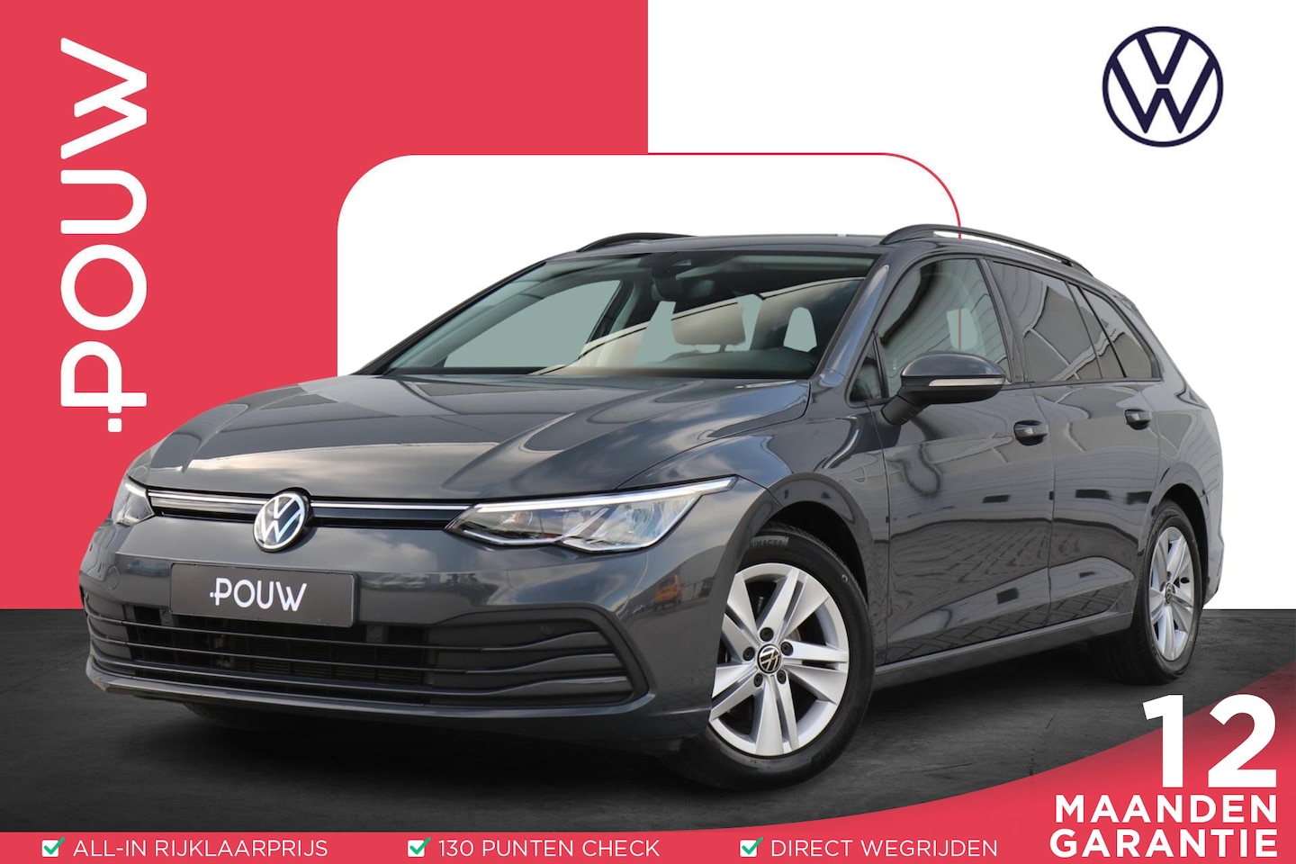 Volkswagen Golf Variant - 1.0 TSI 110pk Life | Navigatie | App Connect | Parkeersensoren | LED Verlichting | Trekhaa - AutoWereld.nl