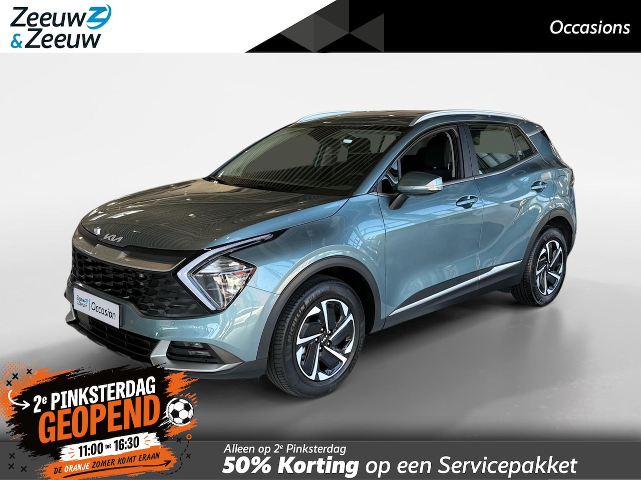 Kia Sportage - 1.6 T-GDi Hybrid DynamicLine 1e Eigenaar | Fabrieksgarantie t/m 28-3-2031 + 3x 1 jaar* | N - AutoWereld.nl