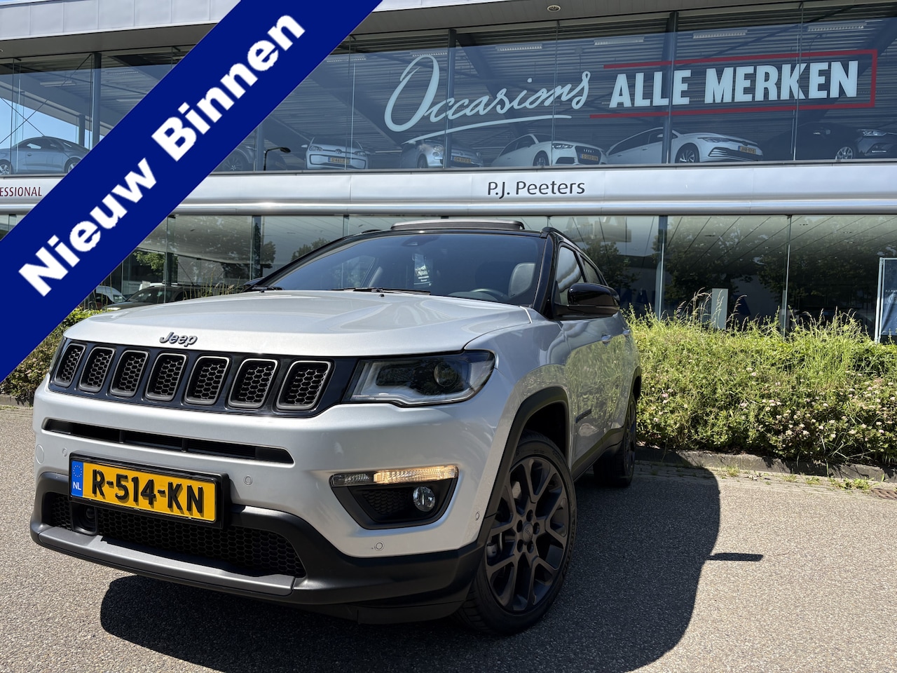 Jeep Compass - 4xe 240 Plug-in Hybrid Electric Trailhawk Airco - Schuif/kanteldak - Achteruitrijcamera - - AutoWereld.nl