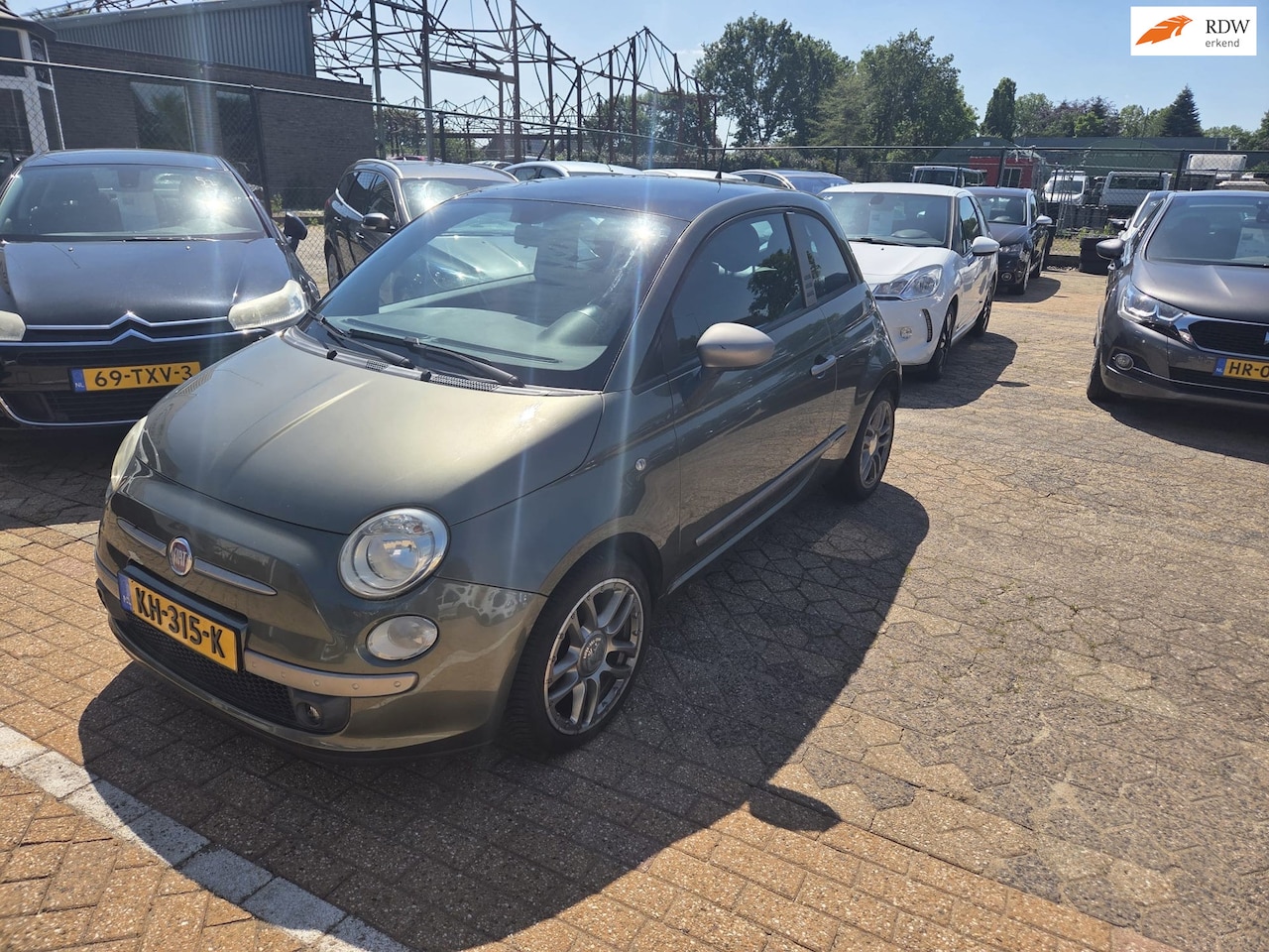 Fiat 500 - 1.2 DIESEL EDITION BENZINE AIRCO MF STUUR SCHERMPJE NW.APK - AutoWereld.nl