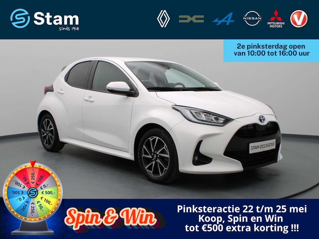 Toyota Yaris - Hybrid Dynamic 115pk Camera | Cruise | Climate | Stoel-/stuurverw. - AutoWereld.nl