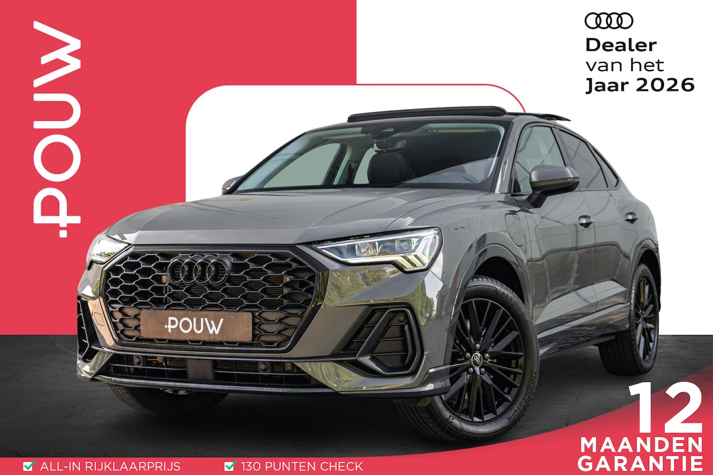Audi Q3 Sportback - 45 TFSIe 245pk PHEV S Edition | Panoramadak | Camera | Optiek Zwart | Stoelverwarming - AutoWereld.nl