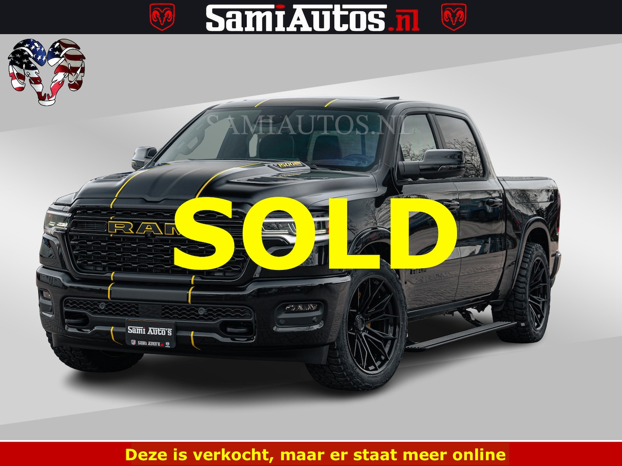 Dodge Ram 1500 - Limited Night H.O 540HP 706Nm | Massage + Full Option | De Meest Luxe en Volle Pick-Up in - AutoWereld.nl