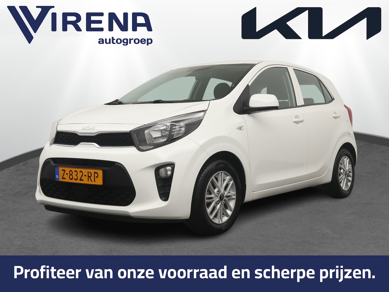 Kia Picanto - 1.0 DPi DynamicLine - Airco - Lichtmetalen velgen - Camera - AppleCarplay - Android Auto F - AutoWereld.nl
