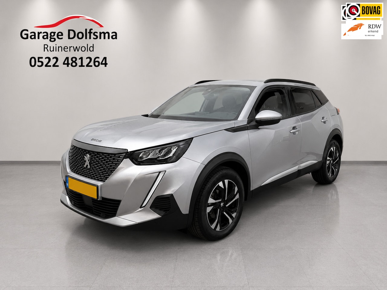 Peugeot 2008 - 1.2 PureTech Blue Lease Allure-Trekhaak-Camera- 1/2 leer-Stoelverw- - AutoWereld.nl