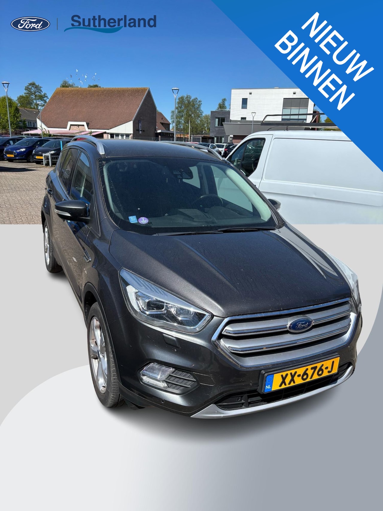 Ford Kuga - 1.5 EcoBoost Titanium 150pk Trekhaak | Elektrische Achterklep | Stoel, stuur en Voorruit v - AutoWereld.nl