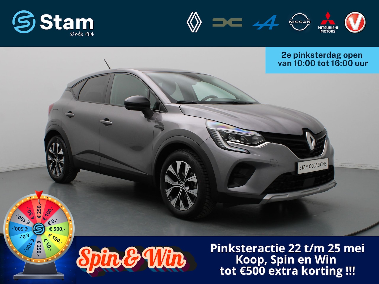 Renault Captur - E-Tech Hybrid 145pk Intens Automaat Cruise | Climate | Navi | Parkeersens. achter - AutoWereld.nl