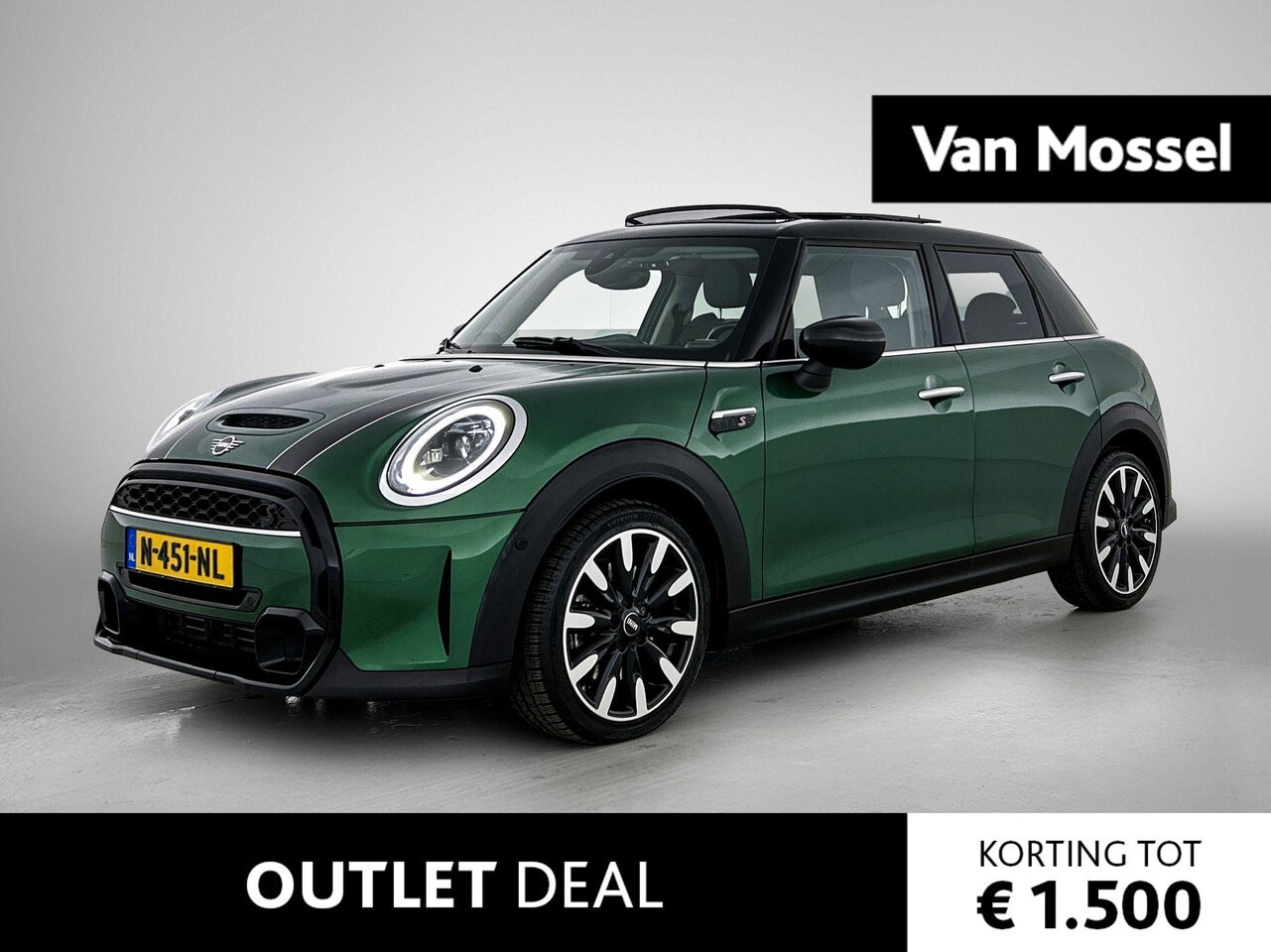 MINI Cooper S - Mini 2.0 AUTOMAAT | 178PK | PANORAMADAK | SFEERVERLICHTING | HARMAN KARDON | STOELVERWARMI - AutoWereld.nl