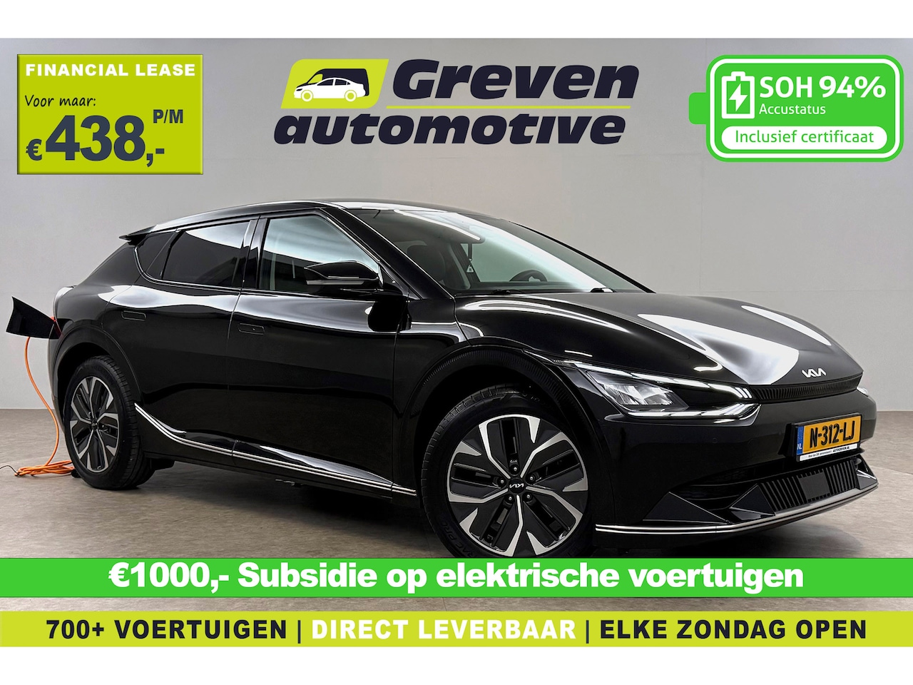 Kia EV6 - Plus 77.4 kWh | Snelladen | SOH 94% | Virtual | Camera | Sfeer | Carplay | Memory | Adap. - AutoWereld.nl
