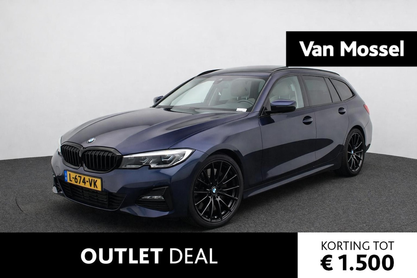 BMW 3-serie Touring - 318i Sport Line | Automaat | Apple CarPlay / Android Auto | Panoramadak | Oyster Leer | St - AutoWereld.nl