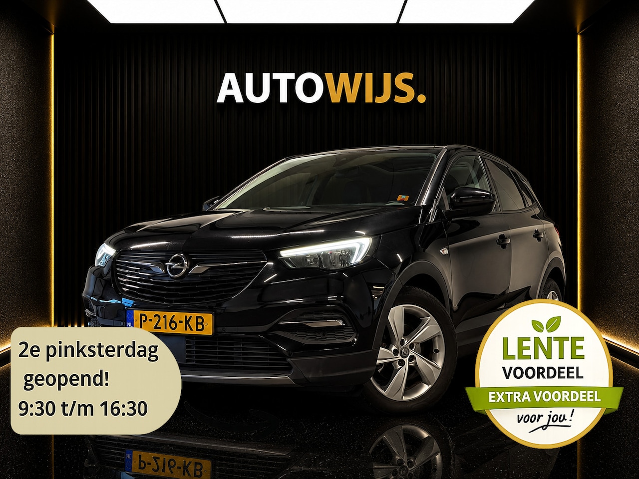 Opel Grandland X - 1.2 Turbo Innovation|AUT|CAMERA|PANO|LED|STOELVERW|GOED ONDERHOUDEN - AutoWereld.nl