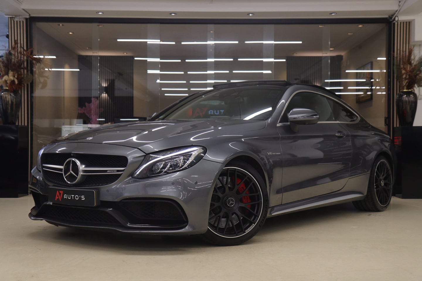Mercedes-Benz C-klasse Coupé - AMG 63 S Edition 1 PANO/360CAM/BURM/ACC/LANEASSIST/MEM/HUD/VOL! - AutoWereld.nl