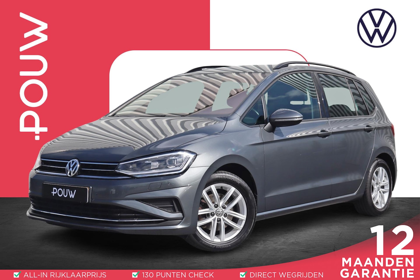 Volkswagen Golf Sportsvan - 1.5 TSI 150pk DSG ACT Highline Edition | Trekhaak | Navigatie | LED Koplampen - AutoWereld.nl