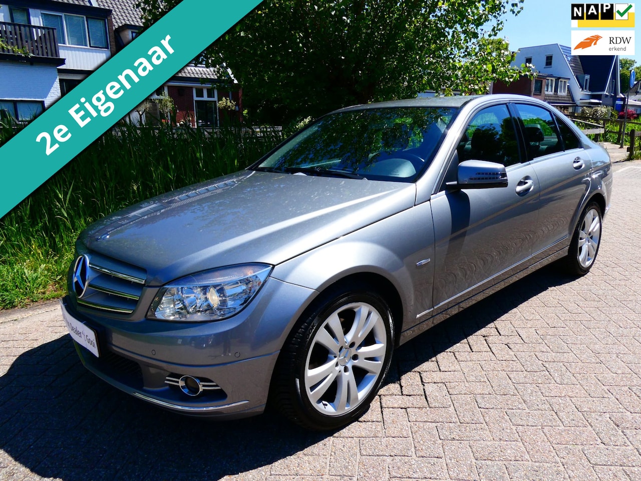 Mercedes-Benz C-klasse - 180 CGI 157pk Automaat 112.000km. 2e eig. Clima Navi - AutoWereld.nl