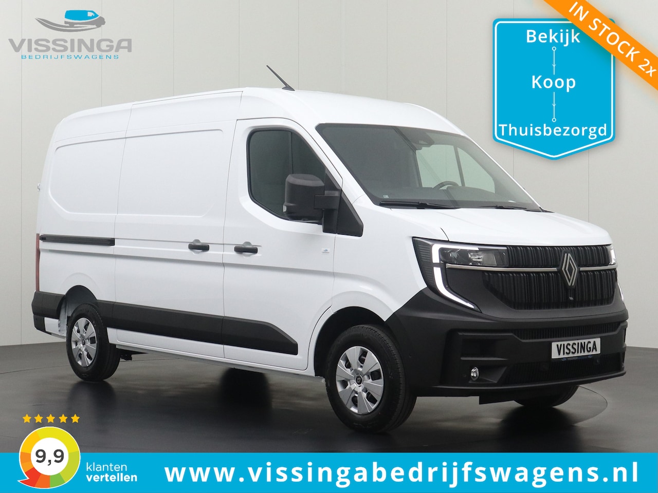 Renault Master E-Tech - L2H2 Long Range Extra 87 kWh Wit - AutoWereld.nl