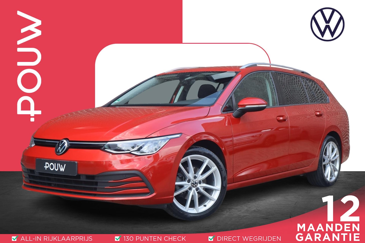 Volkswagen Golf Variant - 1.0 eTSI 110pk DSG Life | Navigatie | Trekhaak Afneembaar | Ergonomische Bestuurdersstoel - AutoWereld.nl