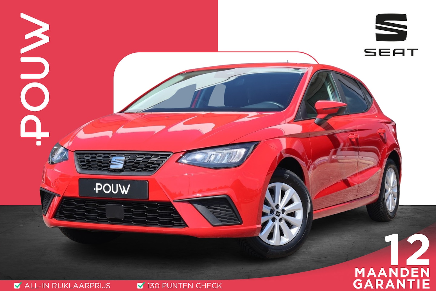 SEAT Ibiza - 1.0 EcoTSI 95pk Style | Trekhaak | Cruise control | Carplay | PDC - AutoWereld.nl