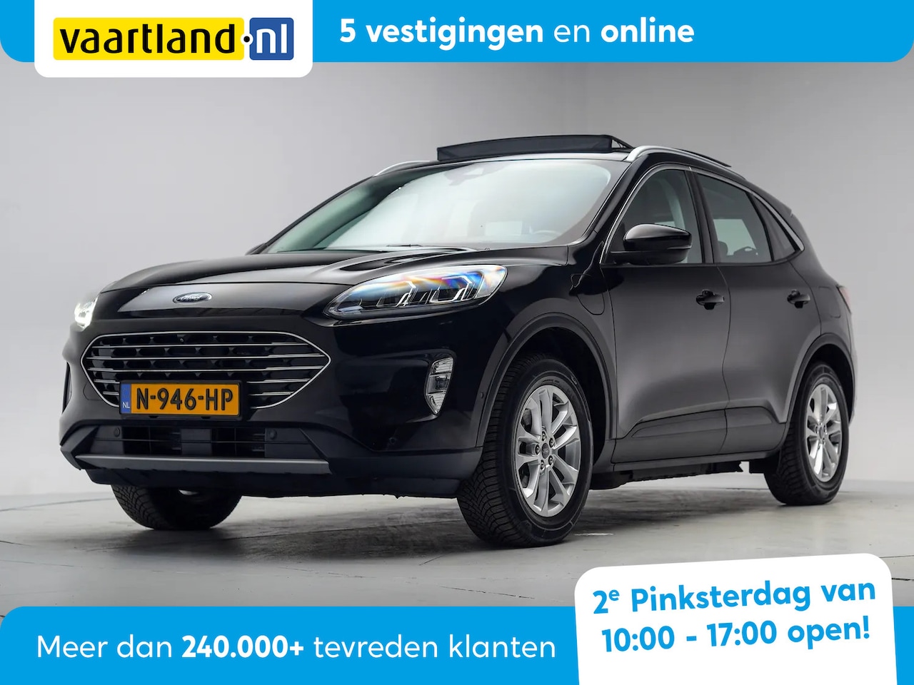 Ford Kuga - 2.5 PHEV Titanium [ Panorama LED Stuur-&Stoelverwarming Navi Camera ] - AutoWereld.nl