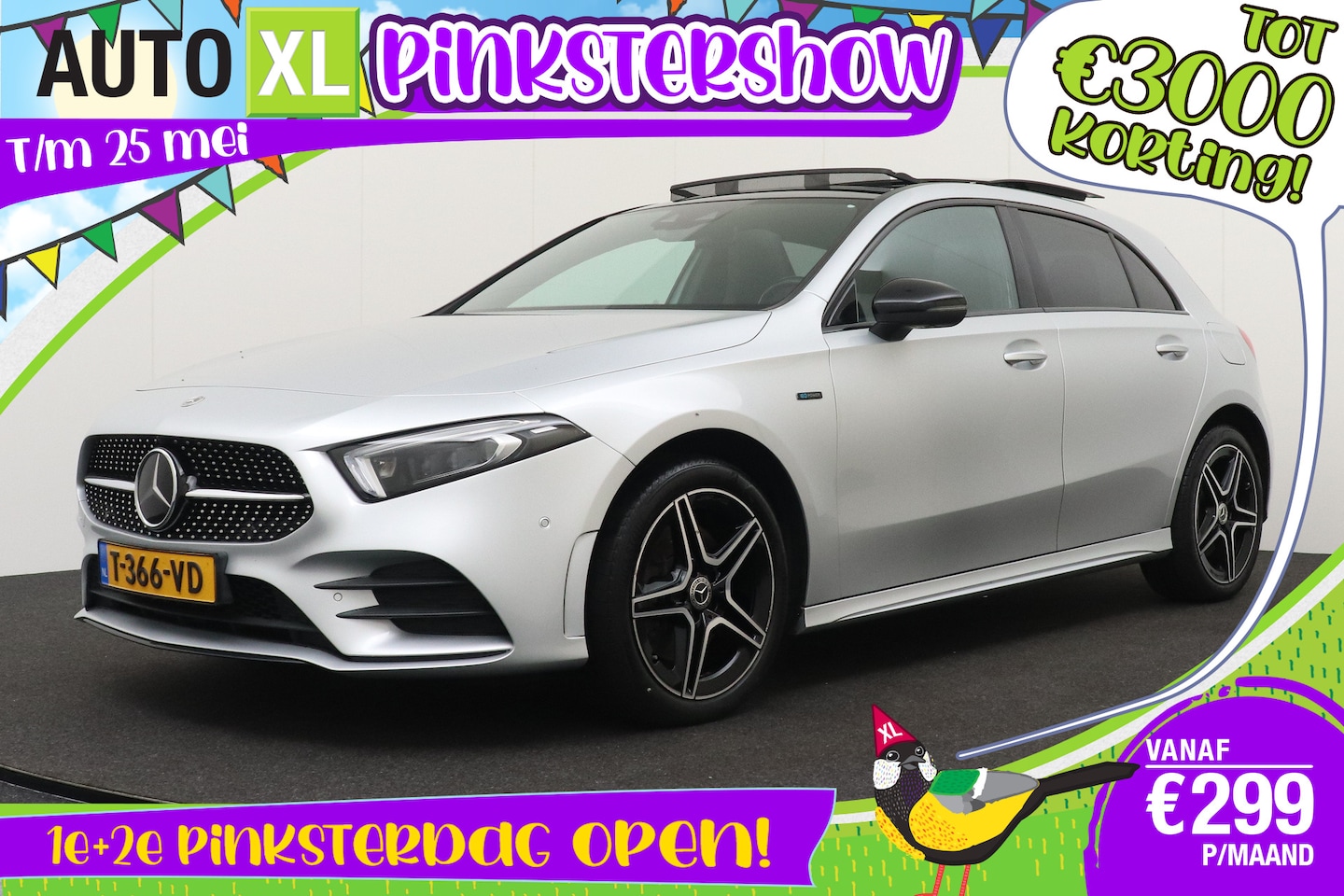 Mercedes-Benz A-klasse - 250e AMG Night-Pack Pano-dak Elek.Trekhaak A.Cruise - AutoWereld.nl