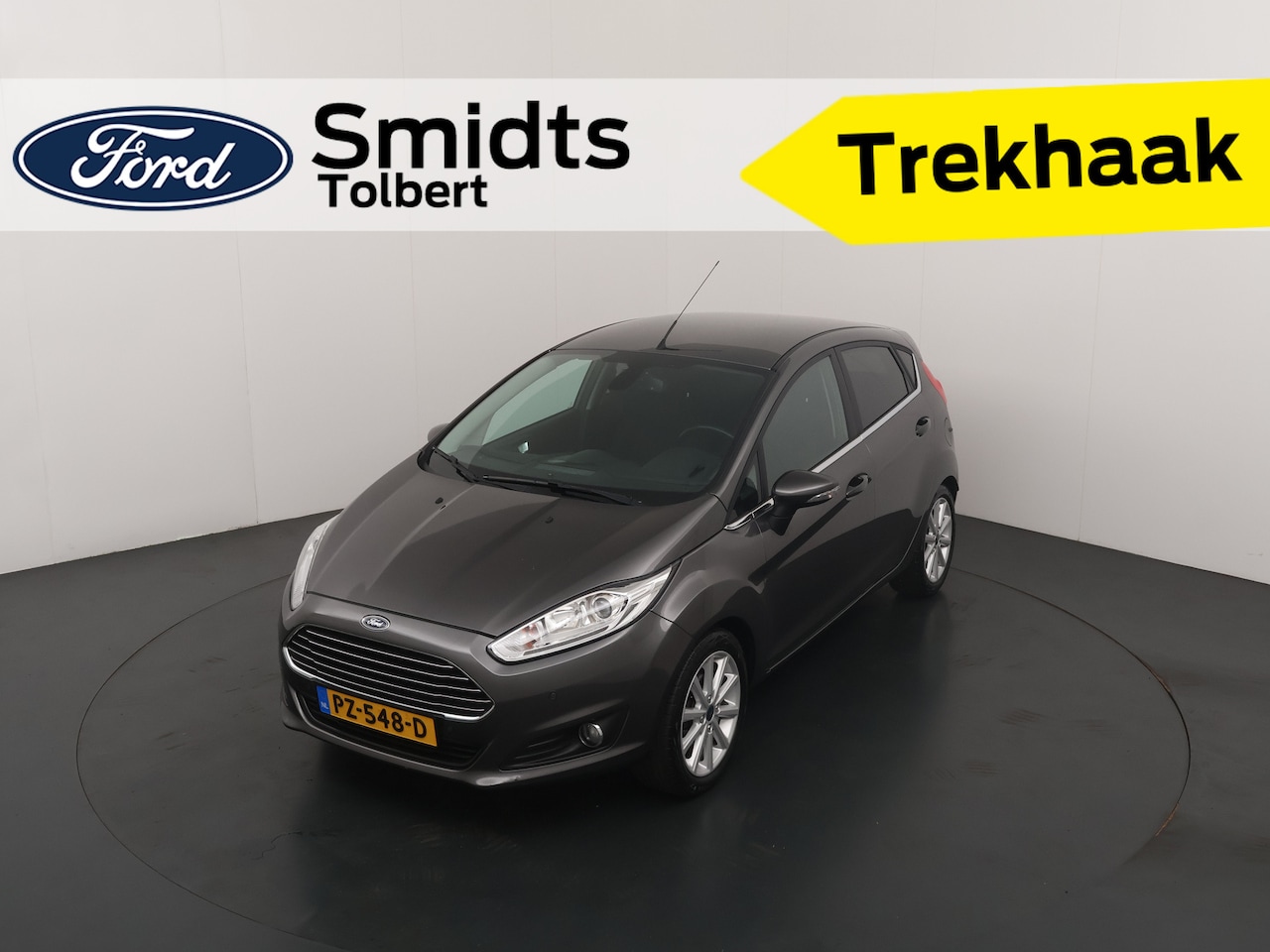 Ford Fiesta - 100PK EcoBoost Titanium | Trekhaak | Bluetooth | Park. sens V+A | Clima | Voorruitverwarmi - AutoWereld.nl
