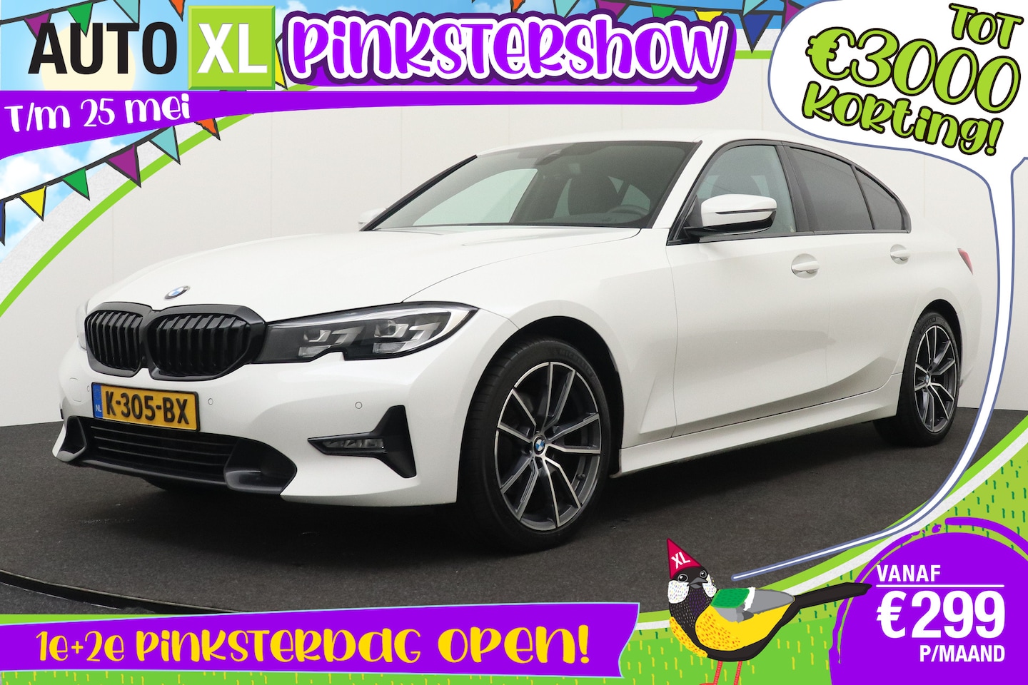 BMW 3-serie - 320i M-Sport Shadow Line M-Sportstoelen Stoelverw Carplay 18'LMV - AutoWereld.nl