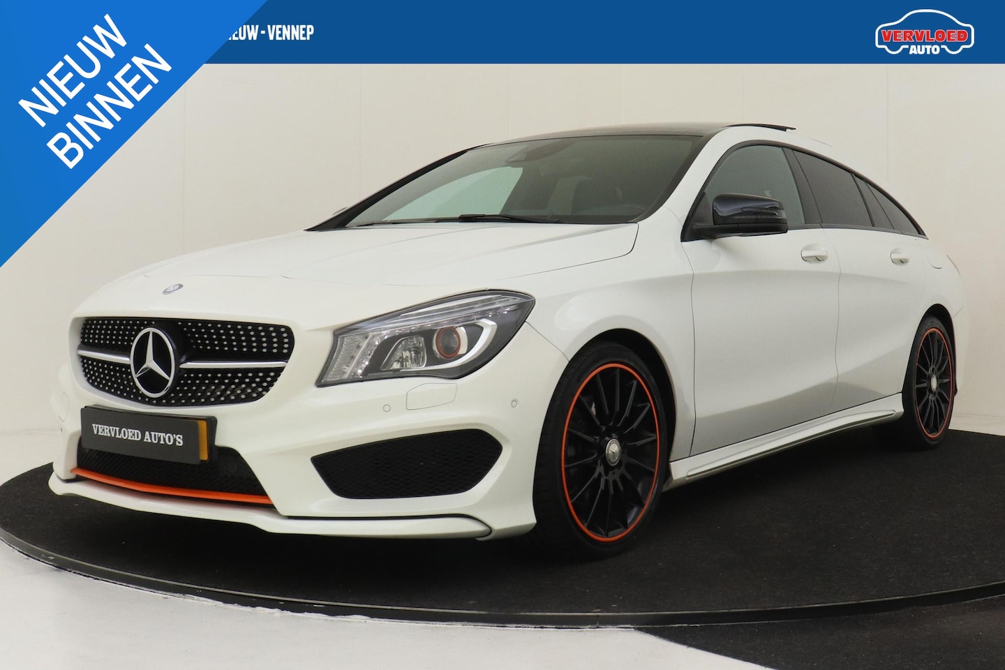 Mercedes-Benz CLA-klasse Shooting Brake - 250/210PK 4MATIC ORANGEART EDITION -PANO.DAK|HARMAN/KARDON|EXCLUSIEF&NIGHT-PACK|CAMERA|STA - AutoWereld.nl