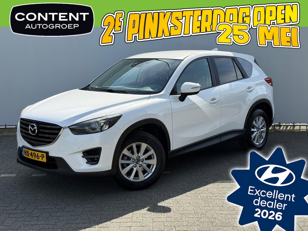 Mazda CX-5 - 2.0 SKYACTIV-G 165pk 2WD Aut TS+ | Leder | Navi | Trekhaak - AutoWereld.nl