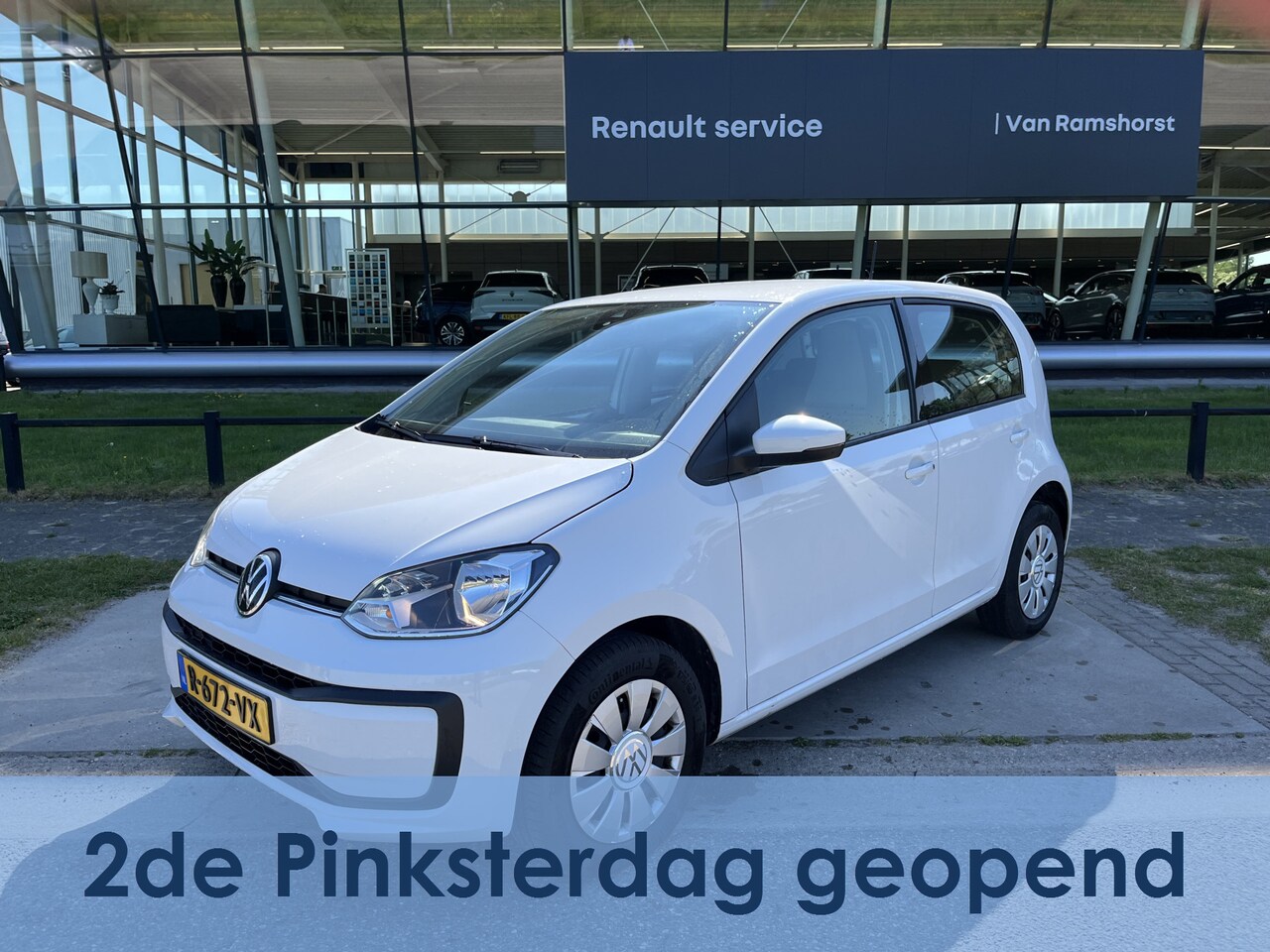 Volkswagen Up! - 1.0 / Airco / Bluetooth / Elek Ramen V / 2e Pinksterdag open 09.30 - 17.00 uur - AutoWereld.nl