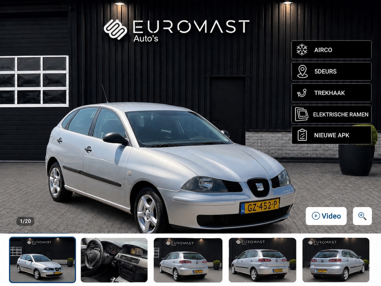 SEAT Ibiza - 1.4-16V Businessline Airco 5d Elektrische Ramen Nieuwe Apk - AutoWereld.nl