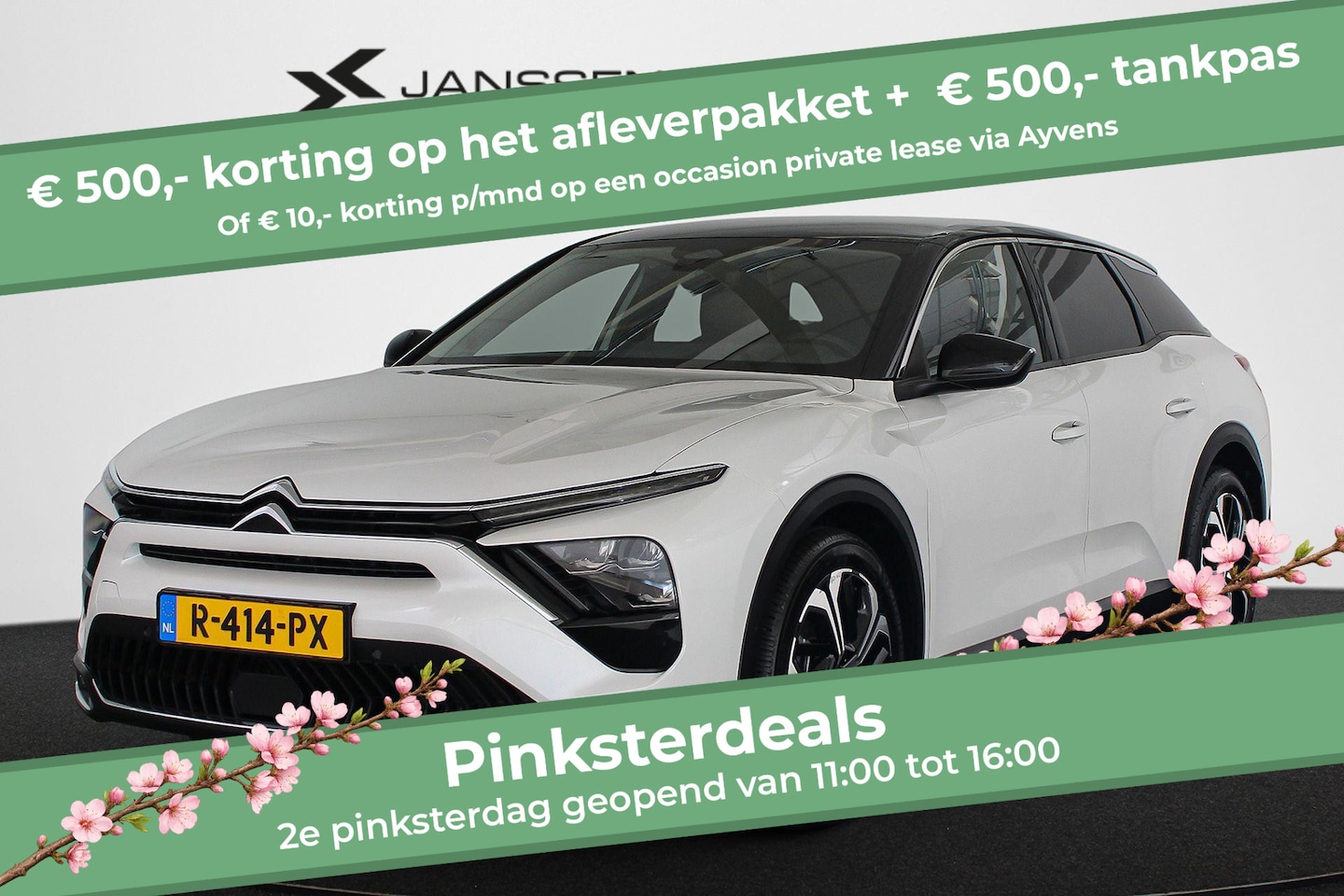 Citroën C5 X - 1.6 PureTech Business Plus 180PK Leder Stoelverwarming Head-Up Camera - AutoWereld.nl