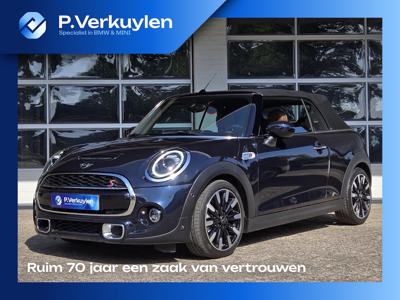 MINI Cabrio - Mini 2.0 Cooper S Chili | SPORTSTOELEN | LEDER | STOELVERWARMING | KEYLESS ENTRY | CAMERA - AutoWereld.nl