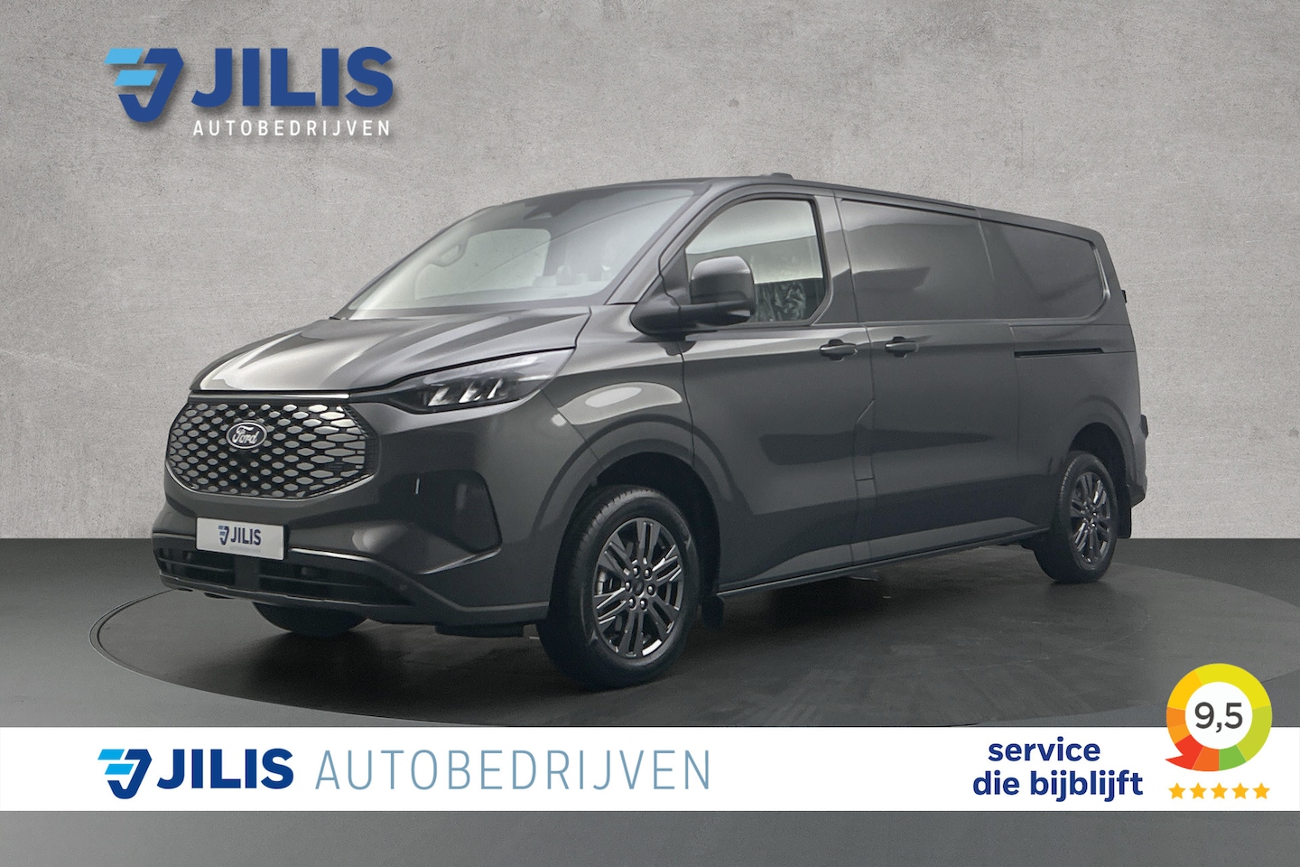 Ford E-Transit Cust. - 320 L2 Limited | 2x schuifdeur | 2-zitplaatsen rechtsvoor | Stoelverwarming - AutoWereld.nl