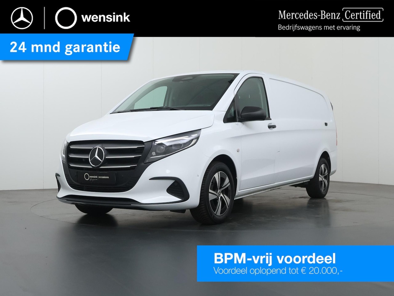 Mercedes-Benz Vito - 116 CDI | Aut. | XL L3 | Select | LED koplampen | 3 zits | 2500 KG. Trekhaak | LM Velgen | - AutoWereld.nl
