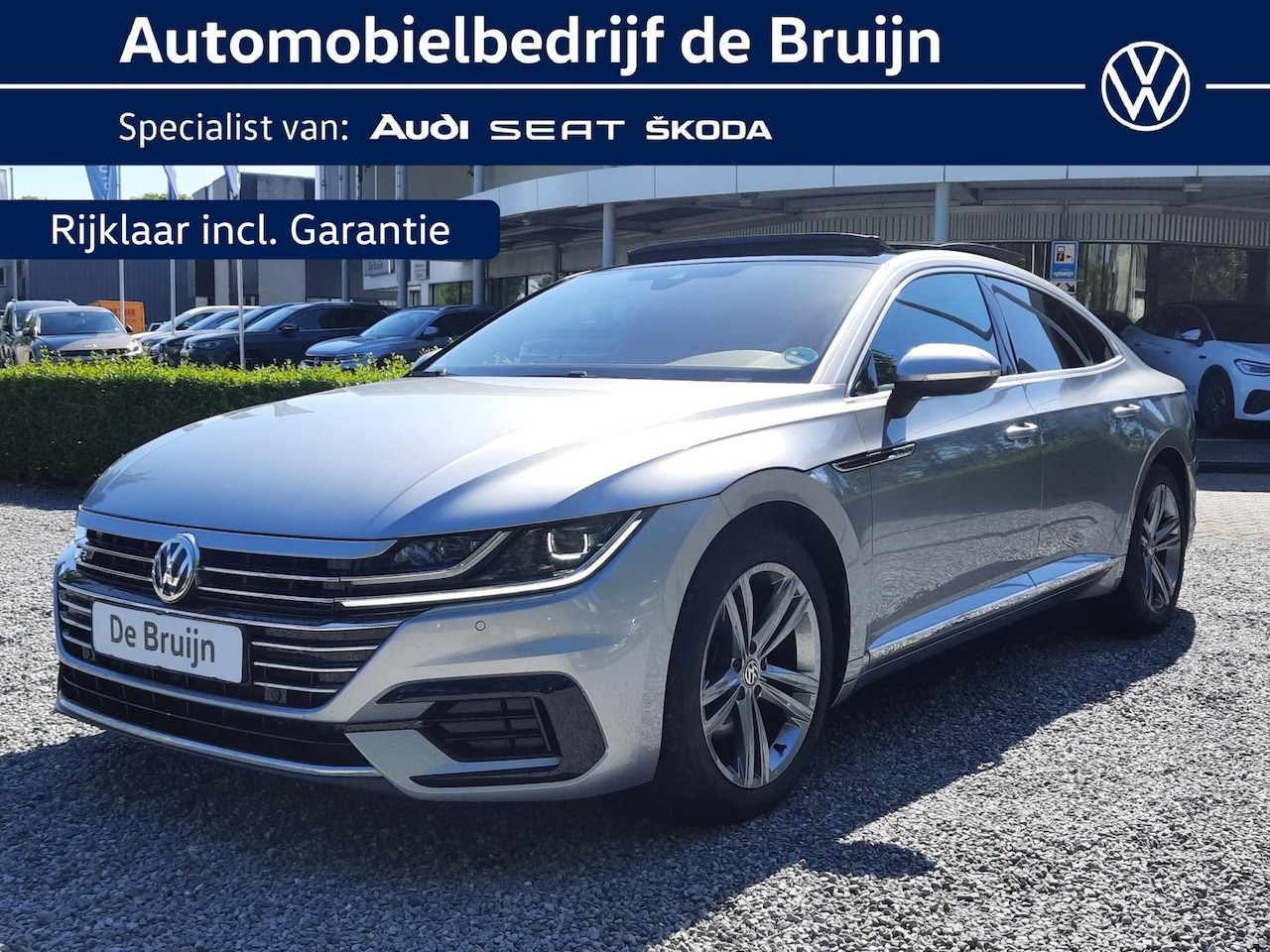 Volkswagen Arteon - 2.0 TSI DSG R-Line (Pano,Leer,Camera) - AutoWereld.nl