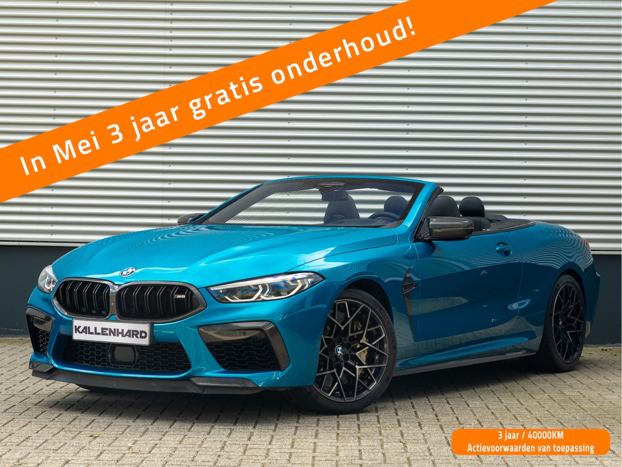 BMW M8 - 8-serie Competition Cabrio - Individual "Atlantisblue metallic" - Carbon Brakes - AutoWereld.nl
