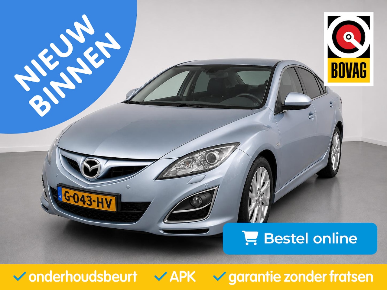 Mazda 6 - 2.0 AUT GT-M-Line Keyless/Trekhaak Stoelverw/Lane warning/PDC/Bose/18" - AutoWereld.nl