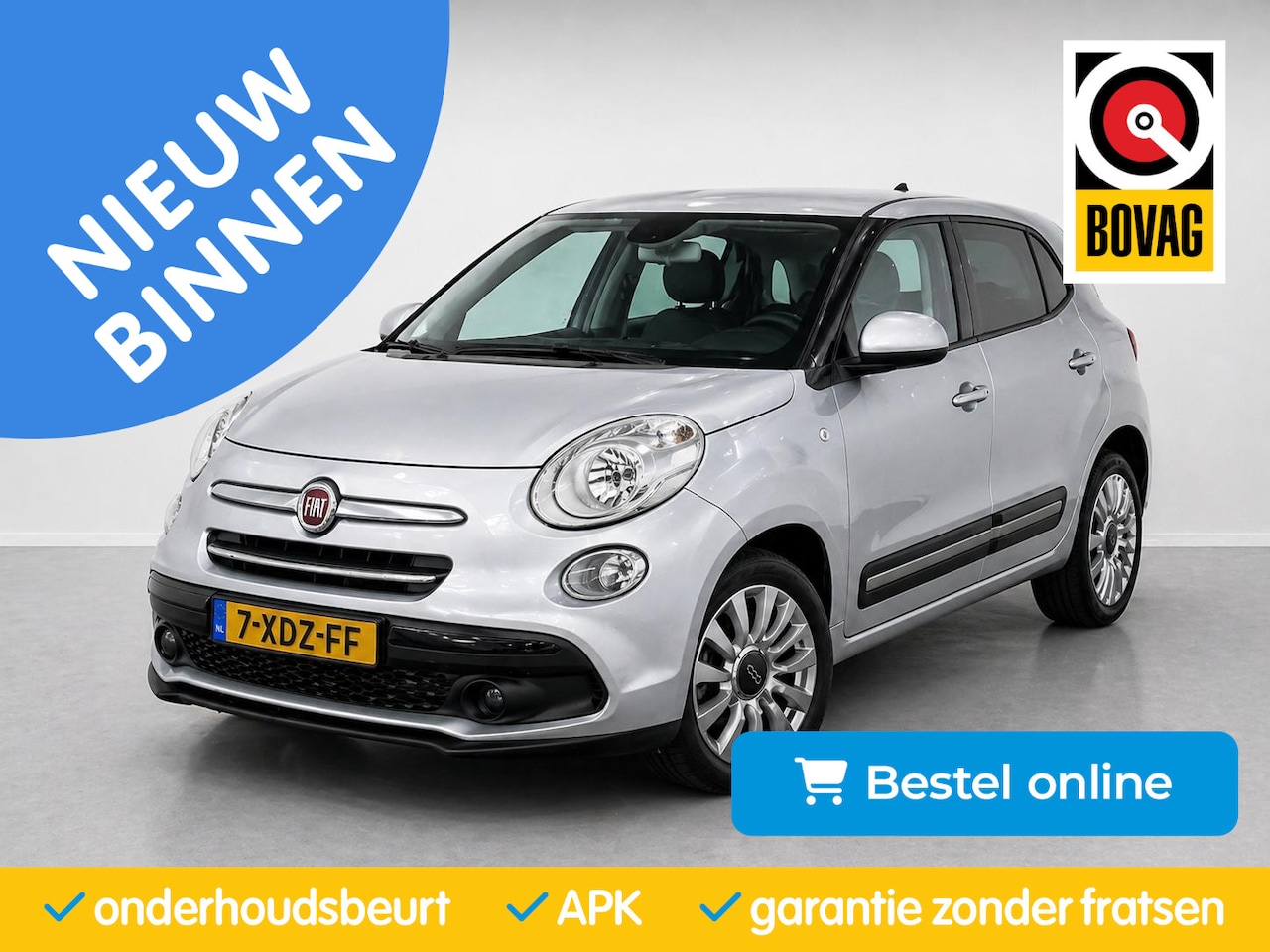 Fiat 500 L Wagon - 0.9 TwinAir Lounge hagelschade dak/motorkap - AutoWereld.nl