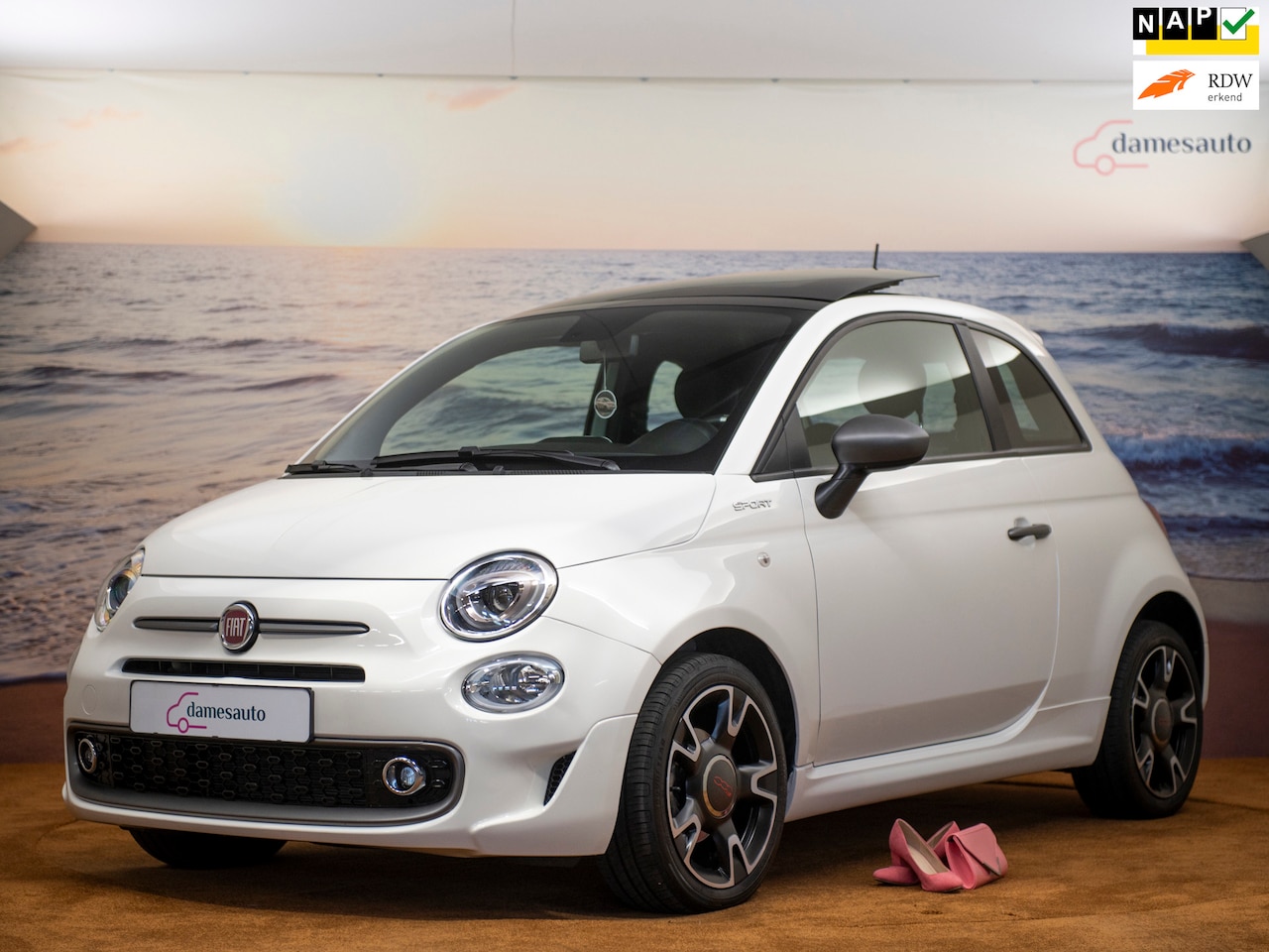 Fiat 500 - 1.0 Hybrid Sport NAP, Schuifdak! Vol opties. - AutoWereld.nl