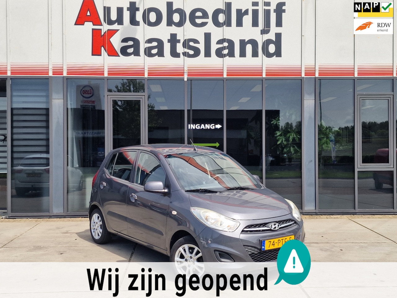 Hyundai i10 - 1.2 i-Drive Cool - 5 Deurs - Airco - 2011 - AutoWereld.nl