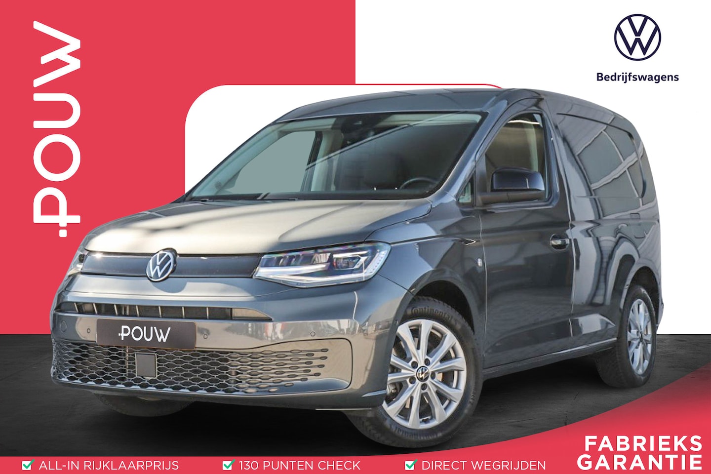 Volkswagen Caddy Cargo - 2.0 TDI 122pk DSG Style | Trekhaak | Achteruitrijcamera | LMV 17" - AutoWereld.nl