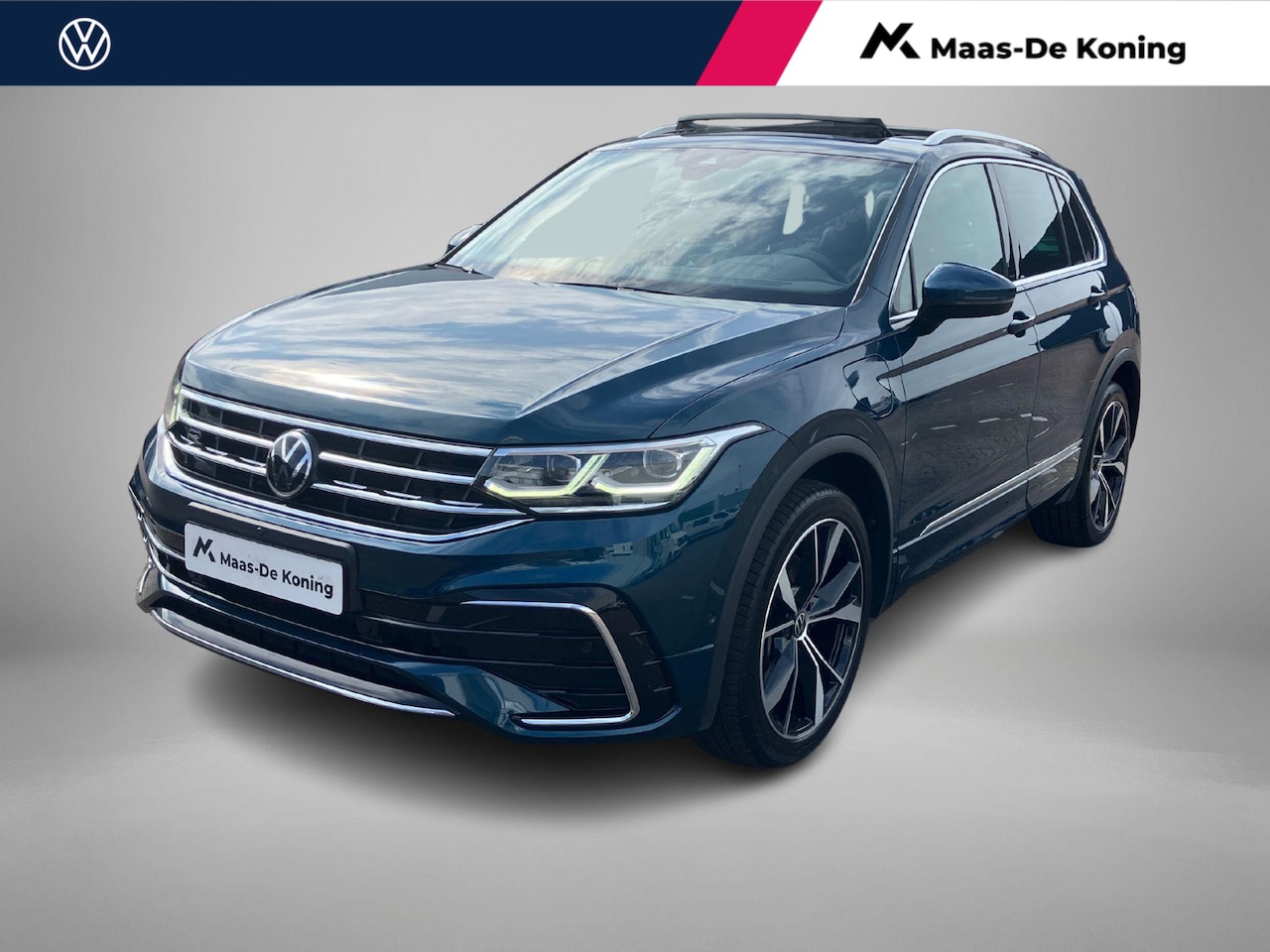 Volkswagen Tiguan - 1.4TSIeHybrid 180kW/245PK R-Line · Panoramadak · Leder · Trekhaak · Camera · Dodehoeksenso - AutoWereld.nl