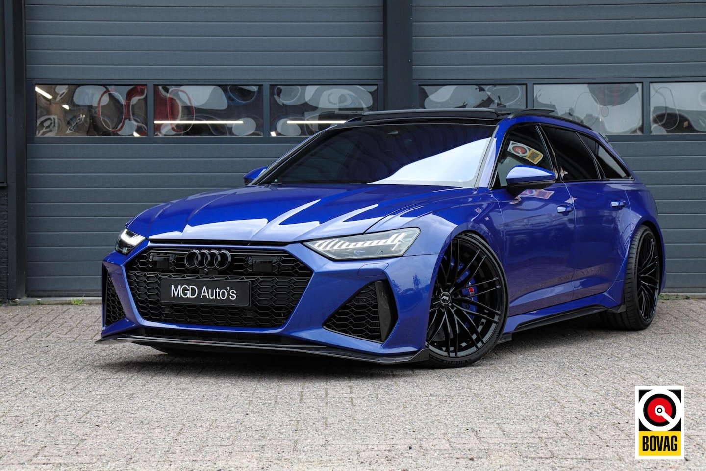 Audi A6 Avant - RS6-S ABT 4.0 TFSI Quattro |LASER-LED|PANO|3D B&O|4WS|CARBON|KERAMISCH|HUD - AutoWereld.nl