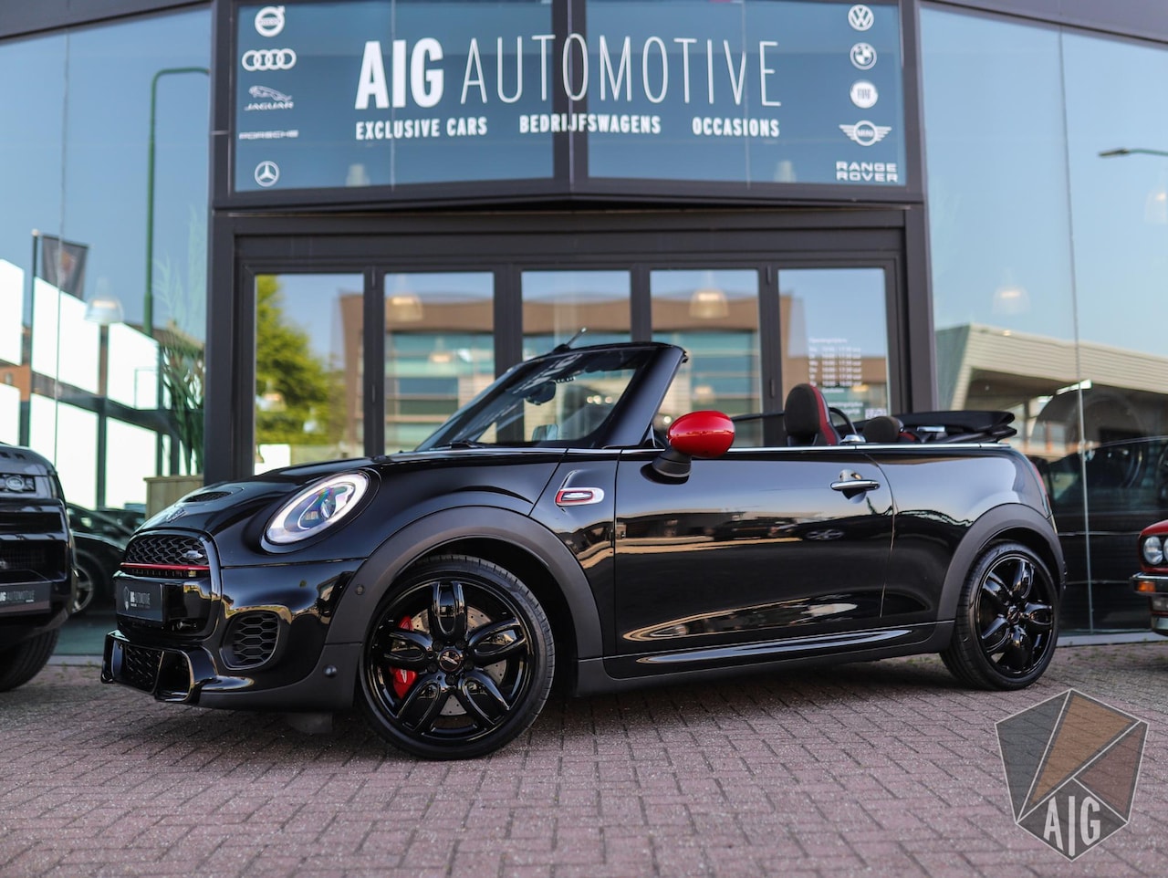MINI Cabrio - Mini 2.0 John Cooper Works Chili | H/K | Keyless | HUD | ACC | Camera - AutoWereld.nl