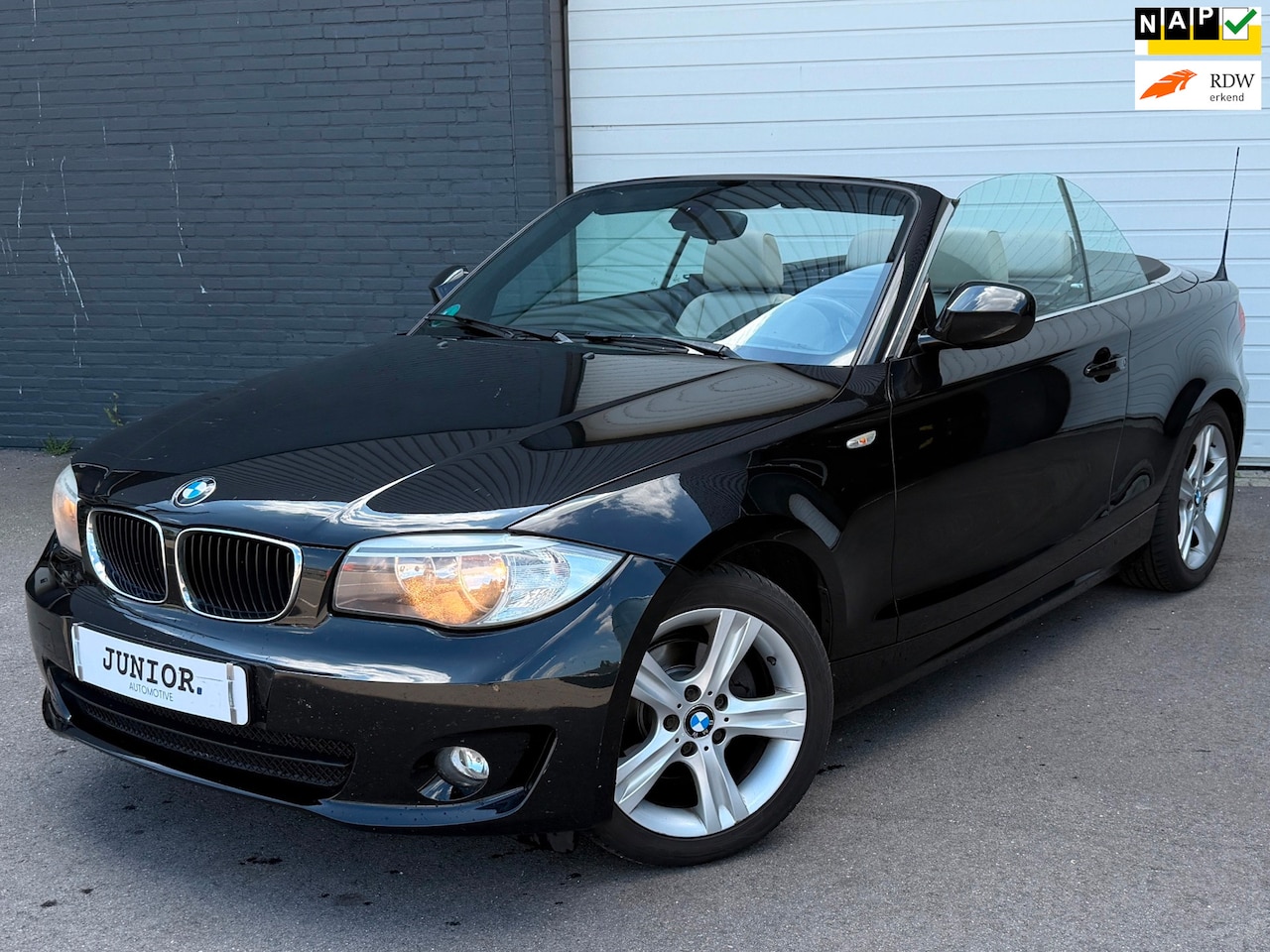 BMW 1-serie Cabrio - 118i High Executive LEDER/ORGNL/CRUISE/VOLO-H - AutoWereld.nl