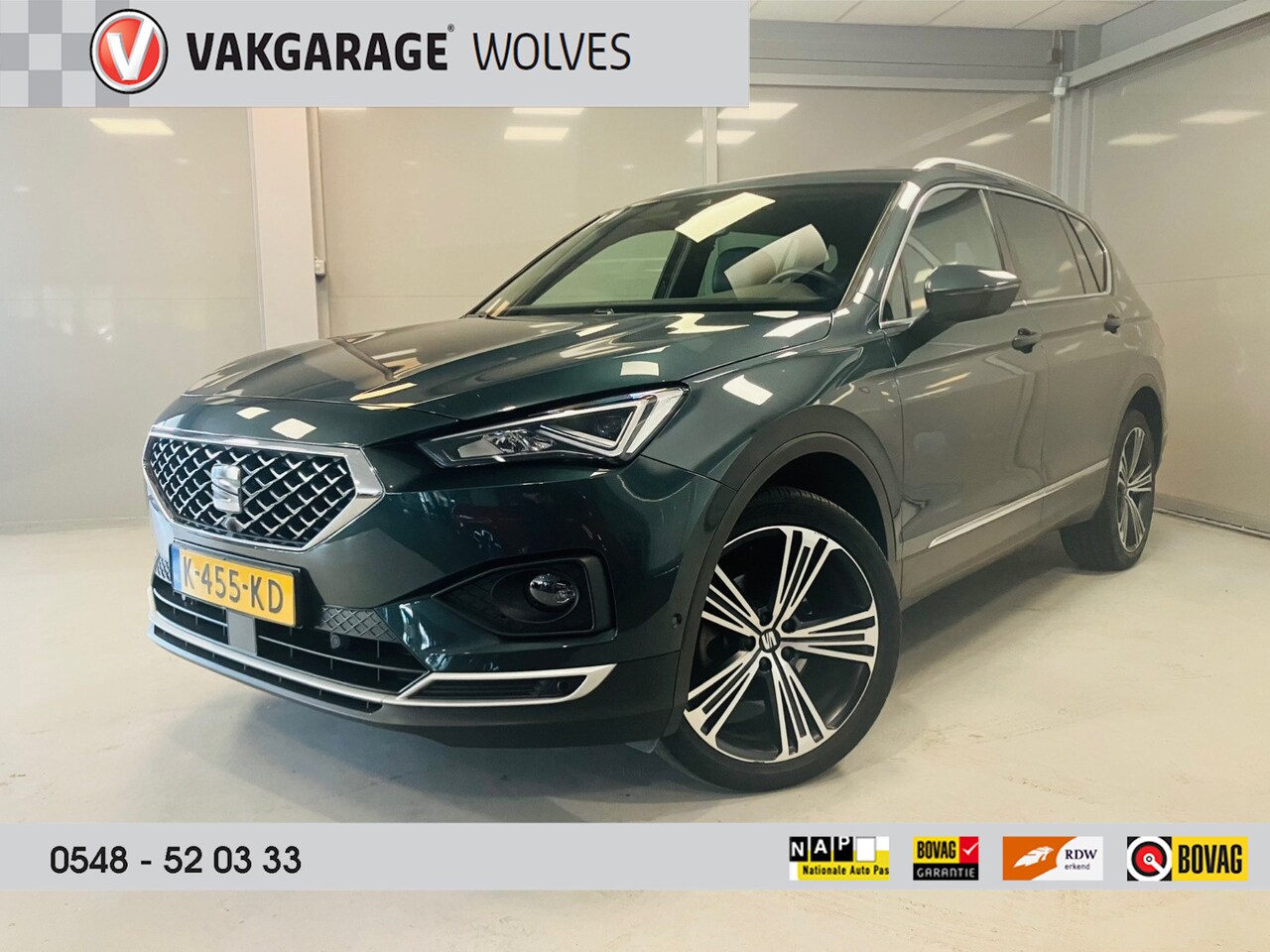 SEAT Tarraco - 1.5 TSI Xcellence 7p. | 360 CAMERA | LED | 20" LMV | ALCANTARA | - AutoWereld.nl