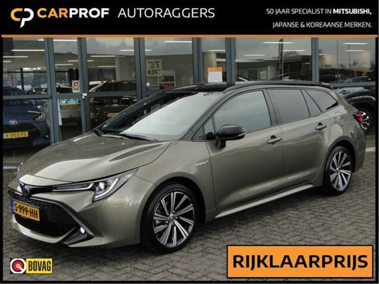 Toyota Corolla Touring Sports - 1.8 Hybrid Bi-Tone Dynamic | Trekhaak | Led | El.Klep - AutoWereld.nl