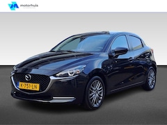Mazda 2 - 2 1.5 SKYACTIV-G 90PK LUXURY NAVI CAMERA HUD LED ECC NAP {uitgelichte-opties}