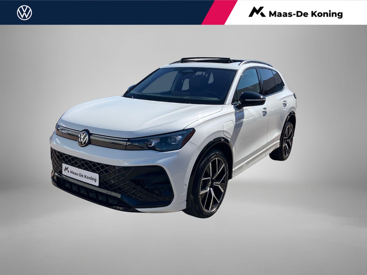 Volkswagen Tiguan - 1.5eHybrid 150kW/204PK R-Line Black Style · Leder · Harman Kardon · Panoramadak · Trekhaak - AutoWereld.nl